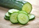 Sliced cucumber